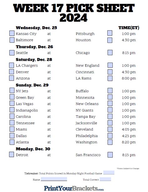 print your brackets|nfl weekly pick'em.